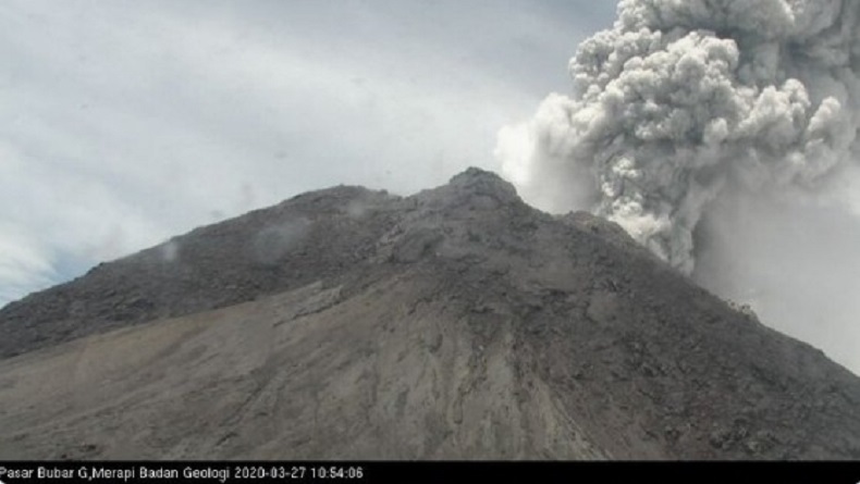 Gunung Merapi Erupsi Lagi, Tinggi Kolom Mencapai 5.000 Meter