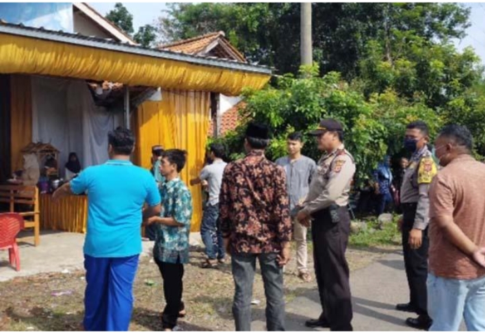 Cegah Corona, Polisi Bubarkan Resepsi Pernikahan di Majalengka