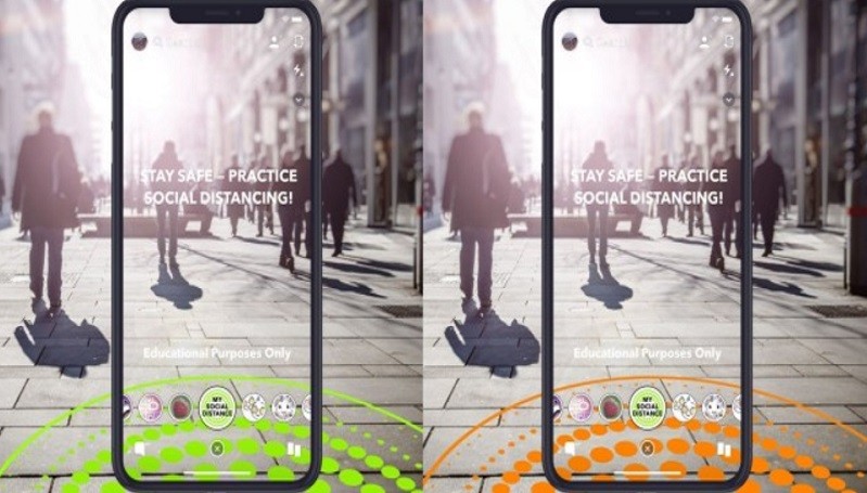 Snapchat Keluarkan Lensa Baru untuk Mendukung Social Distancing
