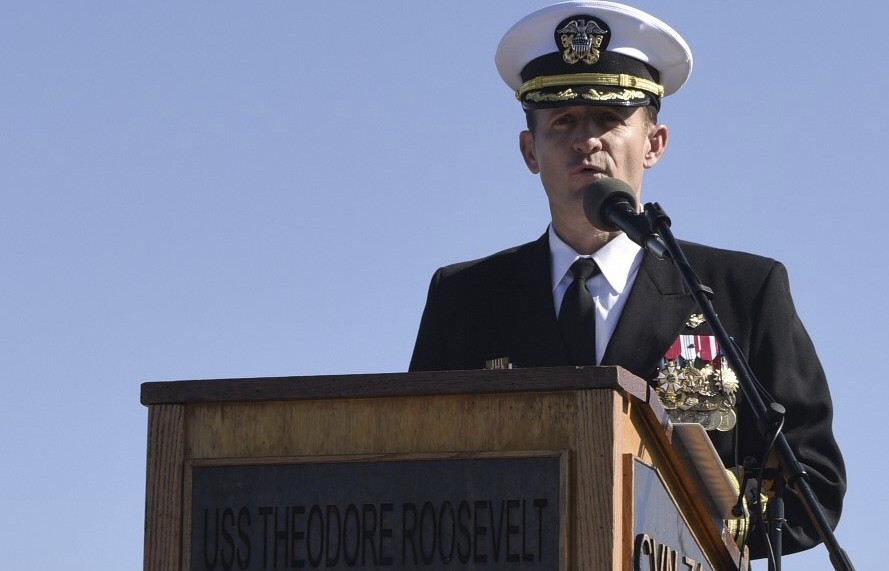 Gara-Gara Surat Virus Corona, Kapten Kapal Induk USS Theodore Roosevelt Dipecat