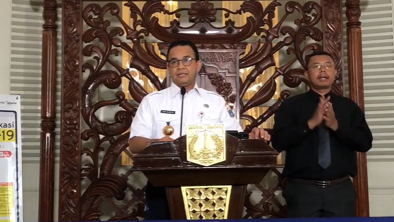 Anies Baswedan Ancam Cabut Izin Usaha Perusahaan yang Melanggar PSBB Corona