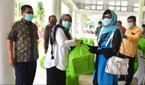 Jurnalis di Medan Dapat Bantuan Paket Sembako dari Pemprov Sumut