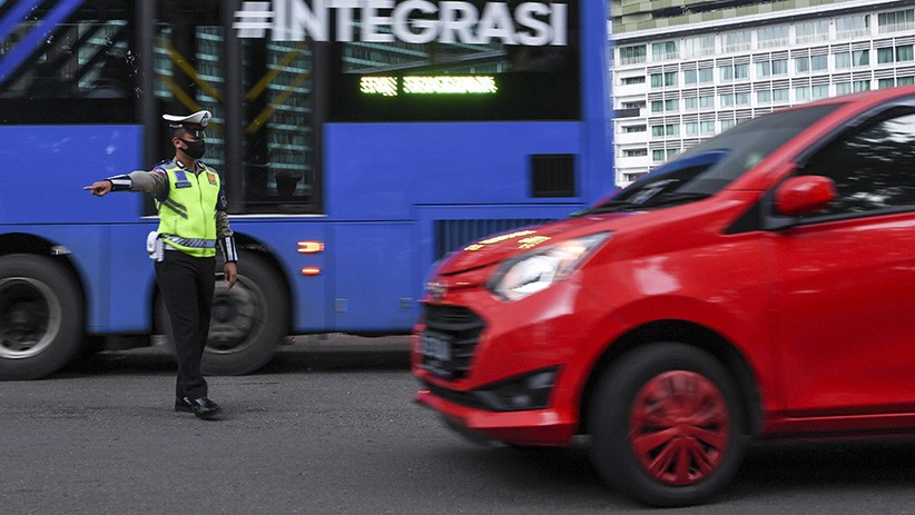 Polda Metro Jaya Pastikan Pos Pemeriksaan PSBB Beroperasi 24 Jam