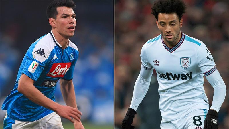 Napoli Tawarkan West Ham Tukar Felipe Anderson dengan Hirving Lozano