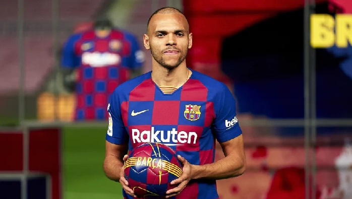 Tak Mau Cuma Numpang Lewat, Braithwaite Ingin Jadi Legenda Barcelona