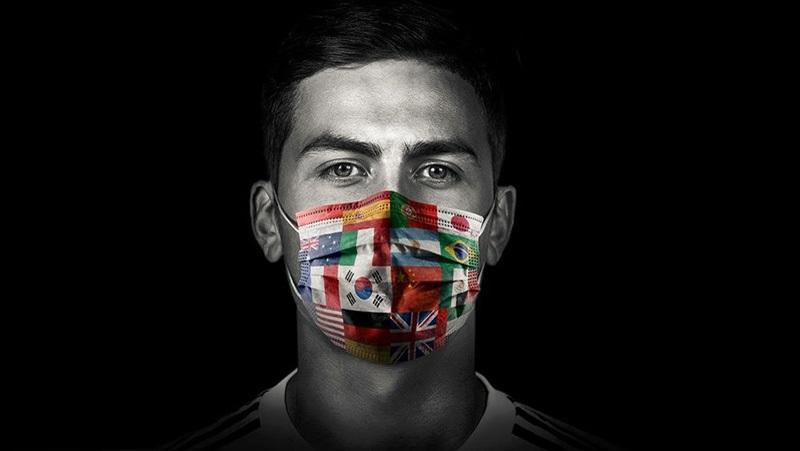 Perangi Corona, Paulo Dybala Kampanyekan Penggunaan Masker