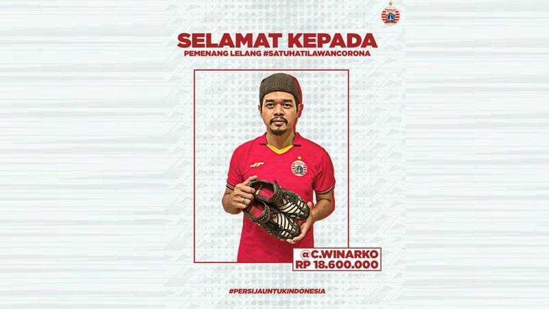 Sepatu Keramat Bambang Pamungkas Terlelang Rp18,6 juta