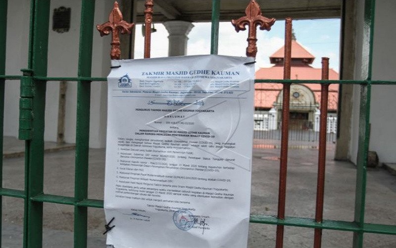 Pengumuman: Masjid Gedhe Kauman Yogyakarta Tiadakan Tarawih Berjamaah