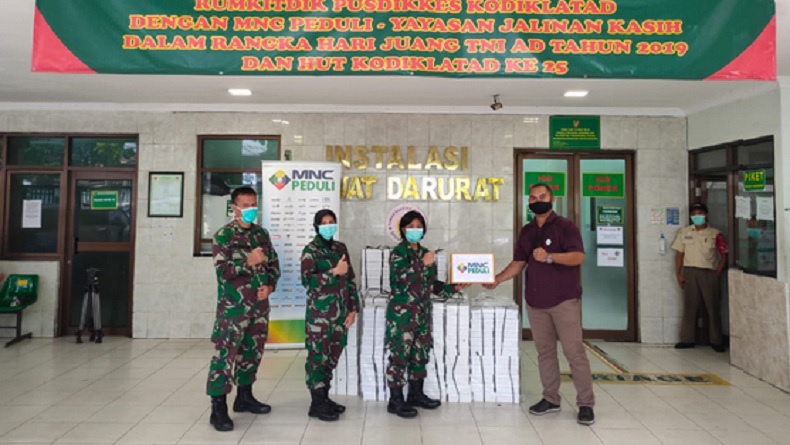 Ramadan, MNC Peduli bersama Produser Pangan Asia Bagikan Makanan Buka Puasa untuk RS Dik Pusdikkes