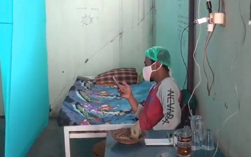 Halau Setan saat Karantina di Rumah Hantu Sragen, Pemudik: Saya Baca Alquran