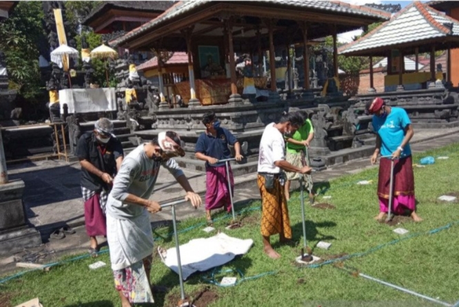 Pandemi Covid-19, Pemuda di Buleleng Bikin Sumur Biopori di Area Publik