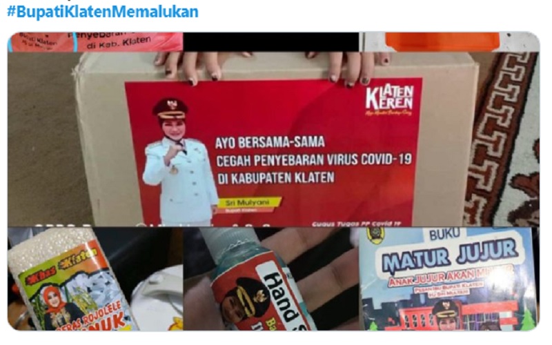 #BupatiKlatenMemalukan Trending Topic Twitter, Ini Kronologinya