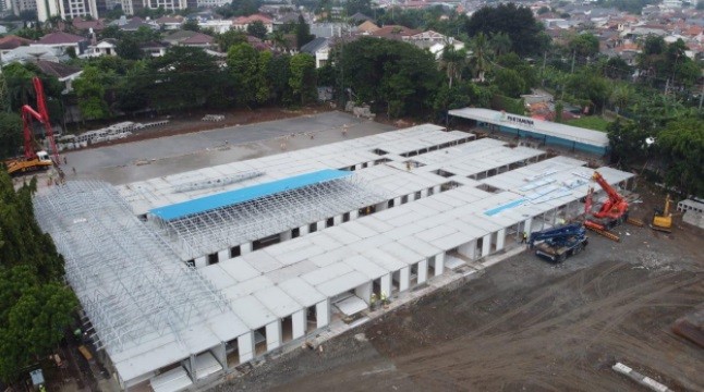 Pertamina Sulap Lapangan Bola Jadi Rumah Sakit Darurat Covid-19