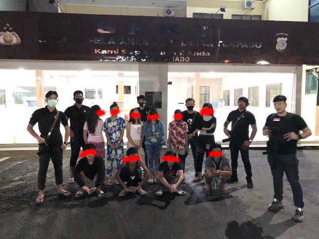 Polisi Bongkar Prostitusi Online Anak di Bawah Umur di Manado, 10 Orang Ditangkap 