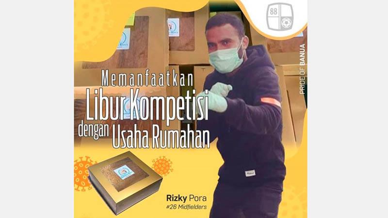 Liga 1 Ditangguhkan, Kapten Barito Putera Rizky Pora Jualan Kue Bolu