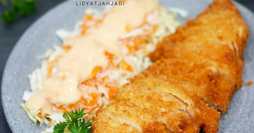 Resep Chicken Katsu ala Restoran Jepang, Ayam Renyah dan Lezat Diiris Tipis