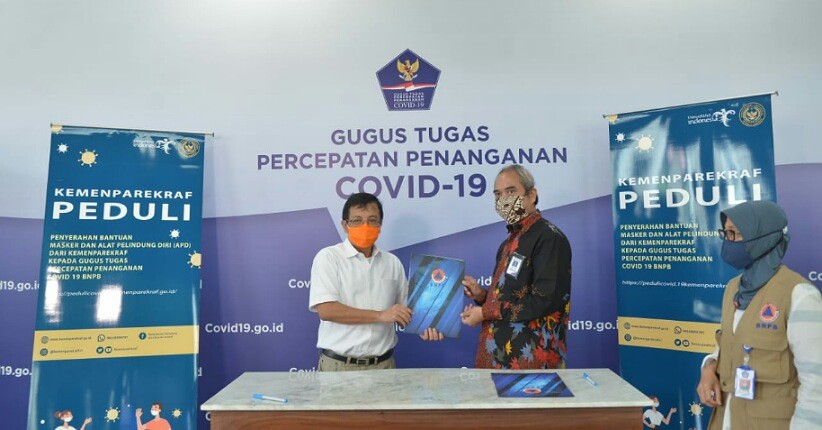 Pelaku Pariwisata di Tiongkok Kirim Salam Jiayou dan Bantu APD untuk Indonesia