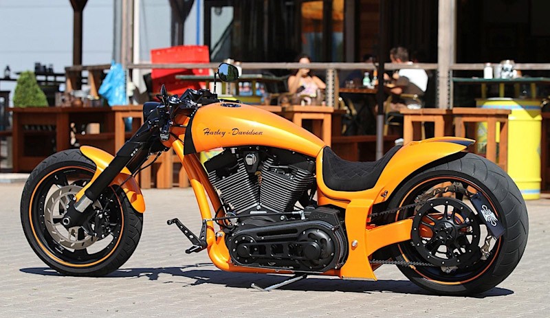 Motor Harley-Davidson Ini Dimodifikasi Bergaya Lamborghini