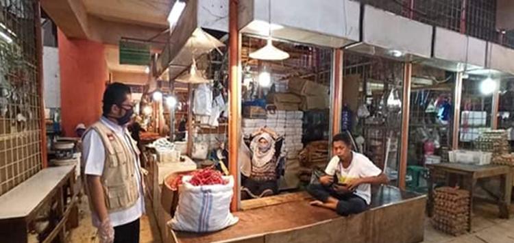 Pastikan PSBB Berjalan, Wakil Wali Kota Padang Monitoring ke Sejumlah Pasar