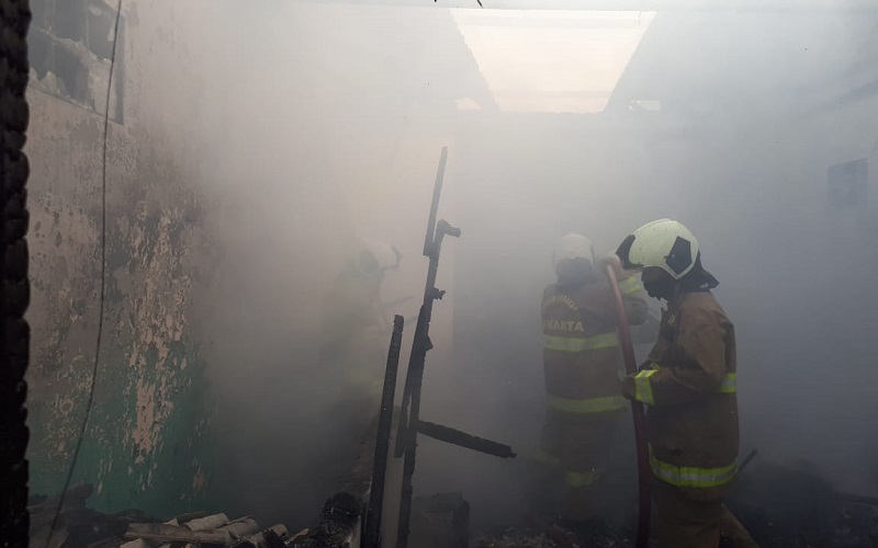 Ruko di Kemayoran Terbakar, 11 Mobil Damkar Dikerahkan