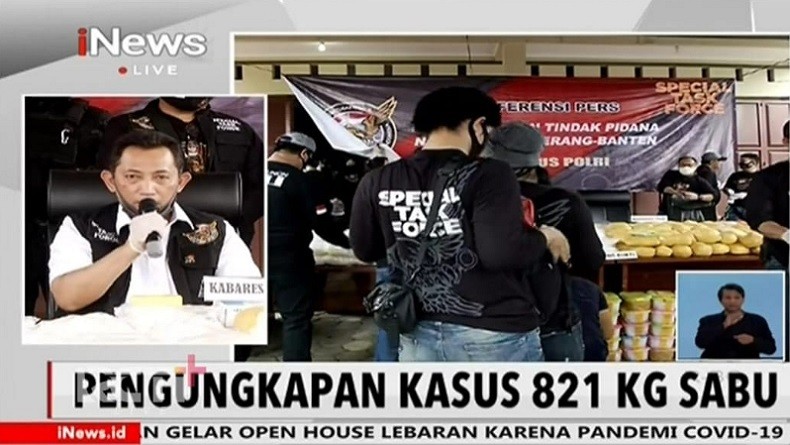 Trimedya Panjaitan Minta Pemusnahan Sabu 821 Kg Jaringan Internasional Tanpa Sisa