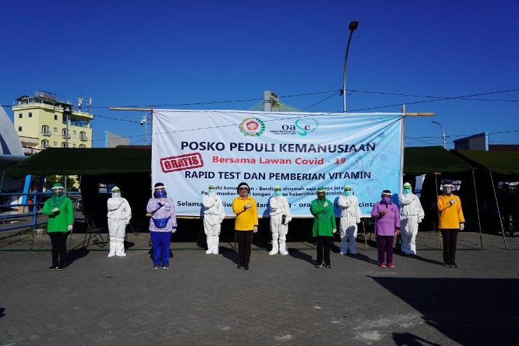 Dharma Pertiwi Daerah Manado Gelar Bakti Sosial Kesehatan di Pasar Bersehati