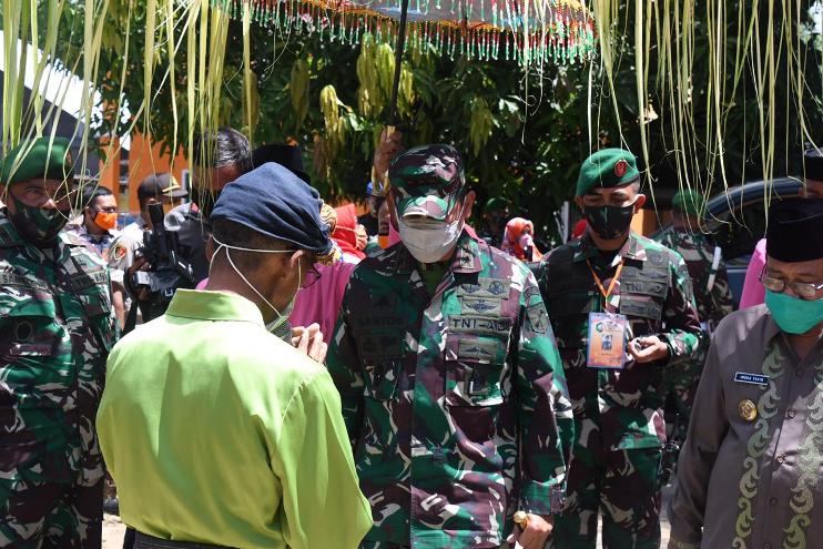 Pangdam XIII Merdeka Tinjau Pos Perbatasan Sulut-Gorontalo