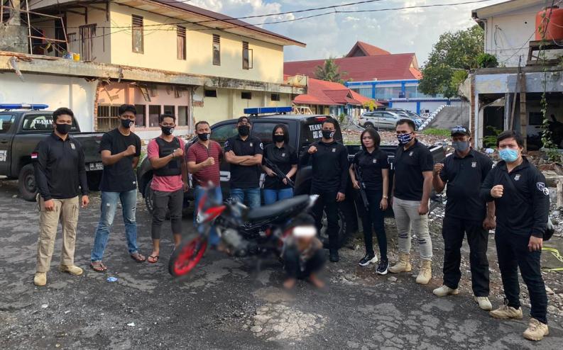 Remaja Spesialis Pencurian Motor Ditangkap Tim Maleo saat Asyik Pacaran