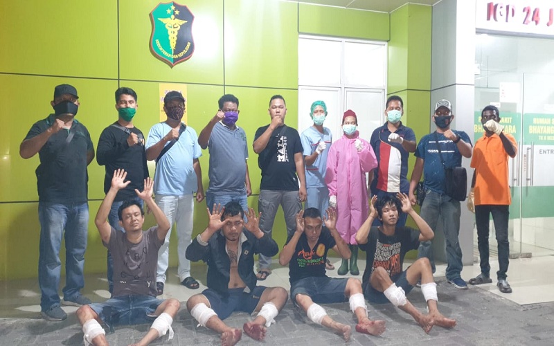 4 Komplotan Curanmor di Kota Medan Ditembak Polisi