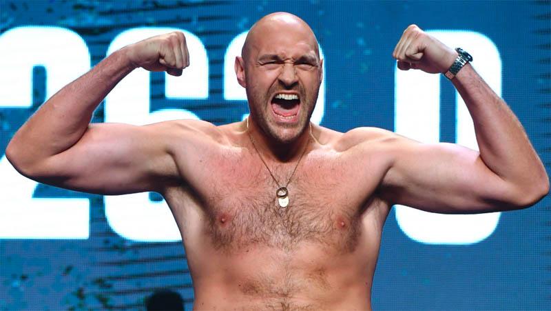 Luar Biasa! Pukulan Maut Tyson Fury Bikin Atap Roboh