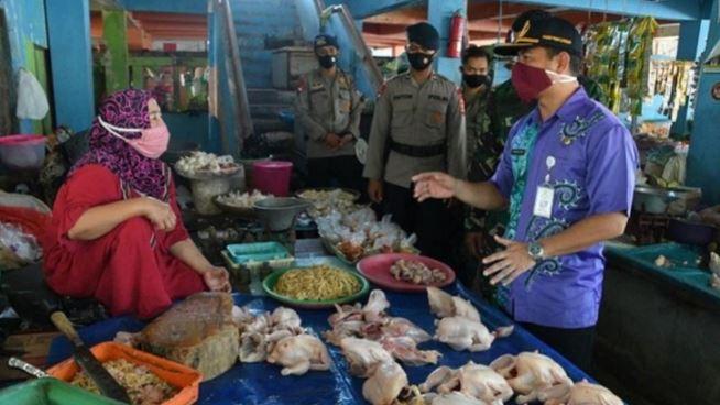Perketat Protokol Kesehatan, Pedagang di Banjarmasin Tak Pakai Masker Terancam Tokonya Disegel
