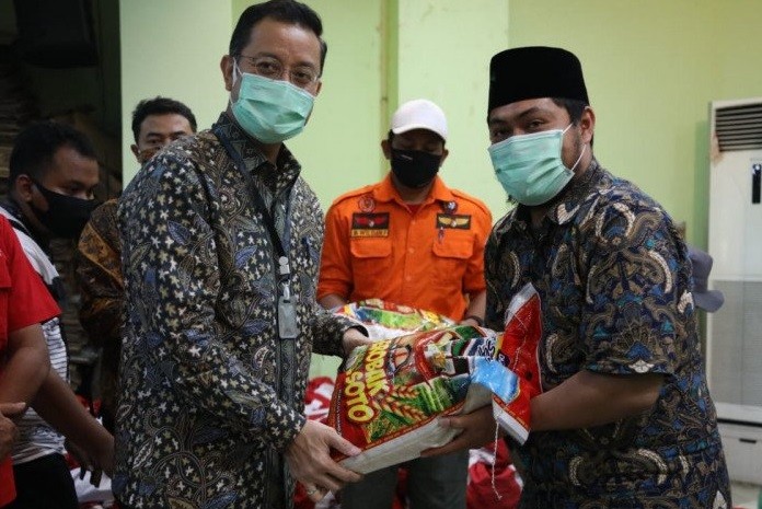 Mensos Juliari Batubara Ajak Ansor dan GAMKI Distribusi Bansos Covid-19