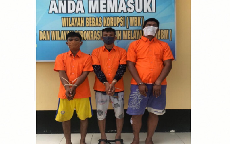 Miliki Senpi dan Bahan Peledak, 3 Nelayan di Batubara Ditangkap Polisi