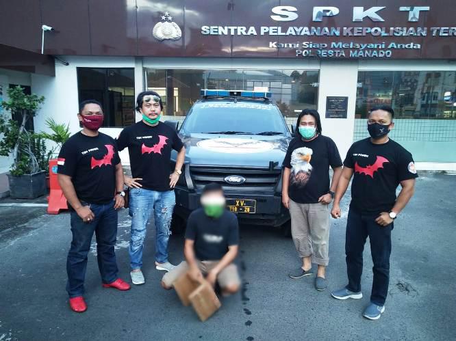 Pelaku Penganiayaan Buruh di Desa Agotey, Ditangkap Tim Paniki Polresta Manado