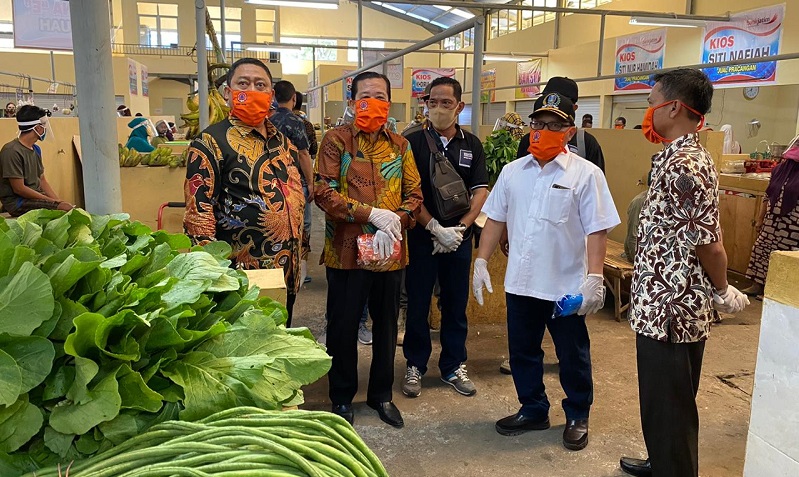 DPRD Jatim Usulkan Penerapan Protokol Covid-19 di Pasar Klojen Lumajang Jadi Percontohan