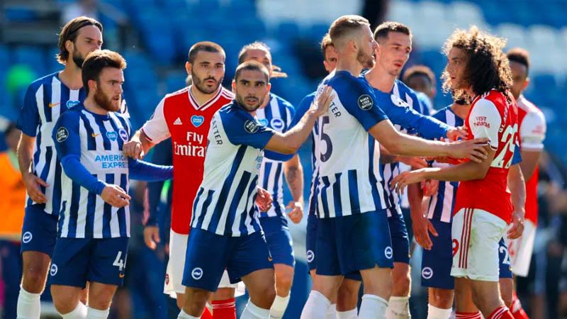 Pertandingan Ricuh, Pemain Arsenal dan Brighton Terancam Sanksi