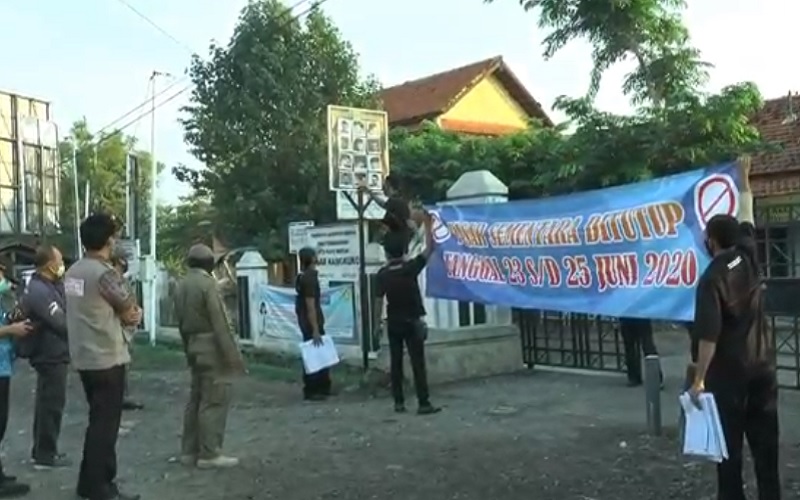 Pasar Kangkung Ditutup usai 44 Orang Kontak dengan Pedagang Positif Covid-19