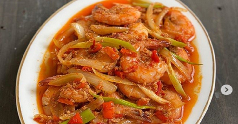 Resep Membuat Udang Saus Padang dengan Bumbu Sederhana, Pedasnya Bikin Ketagihan