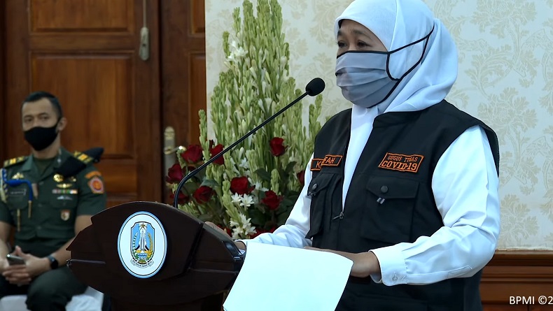 2 Pekan Kasus Covid-19 Capai 4.000, Khofifah: Butuh Banyak Energi Turunkan Penularan