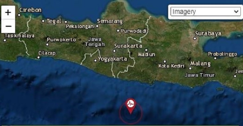 BMKG DIY: Gempa Magnitudo 3.0 Berpusat di Selatan Pacitan