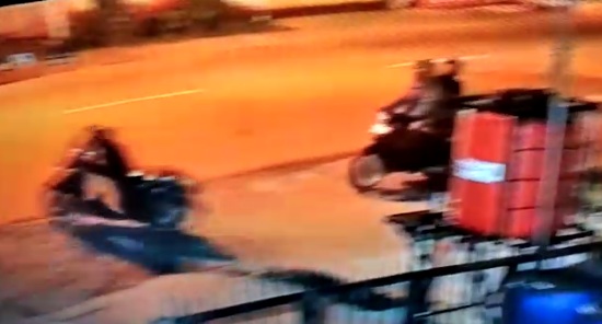 Aksi Kawanan Curanmor Mengendarai Betor di Medan Tembung Terekam CCTV