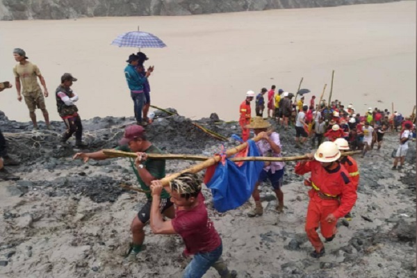 Longsor di Tambang Batu Giok Mynamar 100 Orang Tewas, Korban Masih Bisa Bertambah