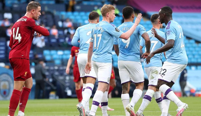 Manchester City Bantai Liverpool di Etihad Stadium