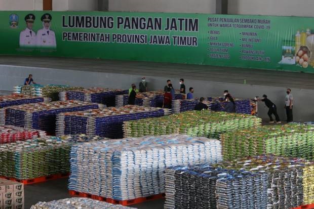 21 Karyawan Lumbung Pangan Jatim Positif Covid-19, Pembelian Online Tutup 3 Hari
