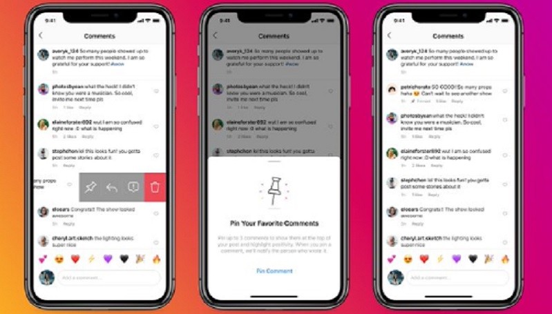 Instagram Gulirkan Fitur Pin Komentar ke Semua Pengguna