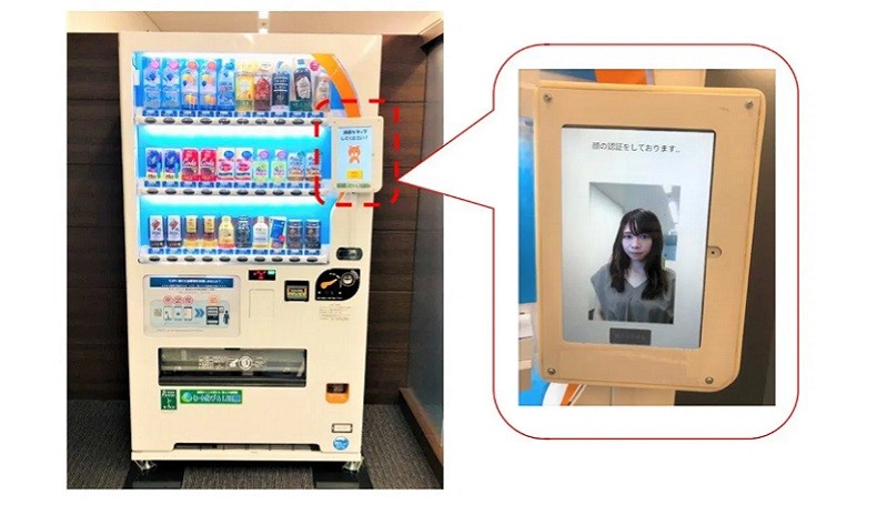 Vending Machines di Jepang Hadir dengan Fitur Pemindai Wajah