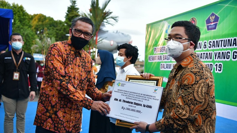 Keluarga 5 Tenaga Medis Gugur akibat Covid-19 di Sulsel Dapat Santunan Rp300 Juta