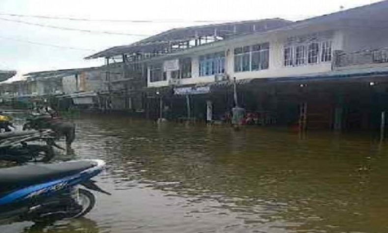 Banjir Rendam Ribuan Rumah di Tanah Laut akibat Hujan Deras Berjam-jam