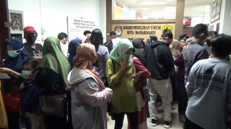 Rapid Test Molor dari Jadwal, PPDP Menumpuk di KPU Banjarmasin