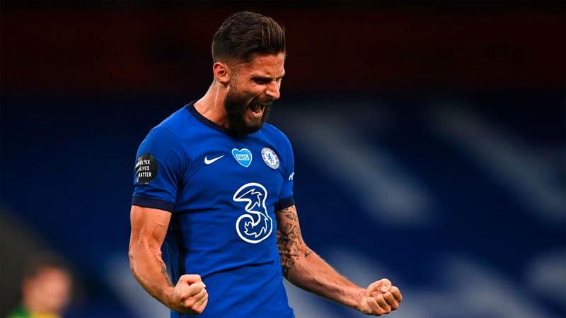 Gol Tunggal Giroud Antar Chelsea Kalahkan Norwich City